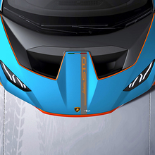 Adesivo in vinile per strisce sul cofano per Lamborghini STO
 2