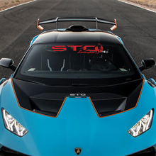 Striscia centrale del cofano logo STO Adesivo in vinile Racing Grafica per Lamborghini STO
 3
