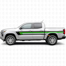 Strisce in Vinile Retrò Superiore per Linea Cintura Porta e Fianco Cassone per Chevrolet Colorado 3ª Generazione 2023-2026_3