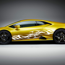 Grafica laterale Adesivo in vinile Tribale Racing per Lamborghini Huracan Evo
 2