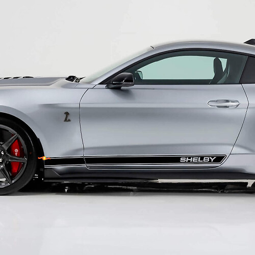 Kit di Adesivi in Vinile per Modanature Laterali Shelby per Musclecar Musclecarmodel_1
