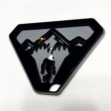 Montagne Sasquatch Bigfoot Yeti Stemmi Parafango Emblema Portellone 3D Badge 2
 10