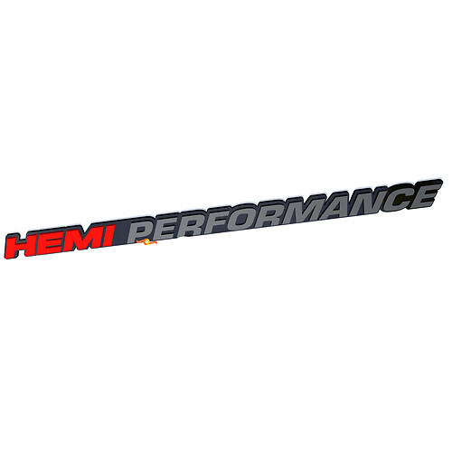 Emblema del cofano HEMI PERFORMANCE Badge 3D per Dodge Ram 1500 Truck 5.7L V8 Hemi
 1