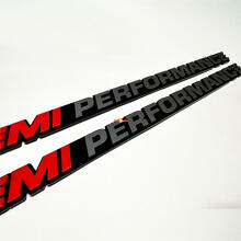 Testo personalizzato PERFORMANCE emblema per cofano Badge 3D per Dodge Ram 1500 pickup 5.7L V8 Hemi 2