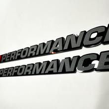 Testo personalizzato PERFORMANCE emblema per cofano Badge 3D per Dodge Ram 1500 pickup 5.7L V8 Hemi 5