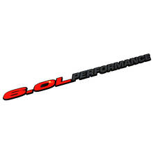 6.0 Emblema Badge Cofano Prestazionale 3D per Dodge Ram Powerstroke Truck 6.0L
 2