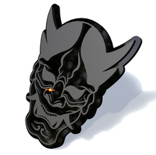 Maschera Hannya Stemmi Parafango Noh Giapponesi Emblema Portellone Badge 3D
 4