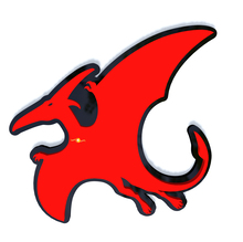 Emblemi del parafango Pterodactylus antiquus Badge dell'emblema del portellone Badge 3D
 5