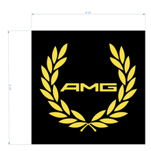 Adesivo adesivo con logo della ghirlanda AMG Racing per coprire il distronic per Mercedes Benz 4matic S63 C63S
 2