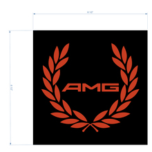 Adesivo adesivo con logo della ghirlanda AMG Racing per coprire il distronic per Mercedes Benz 4matic S63 C63S
 3