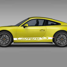 Adesivo Strisce da Corsa per Minigonna Laterale 3 per Porsche Carrera 4S 3