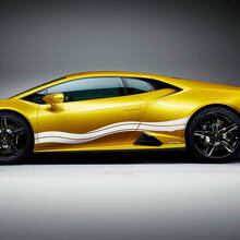 Adesivi in vinile per grafica a strisce laterali per Lamborghini Huracan Evo
 2