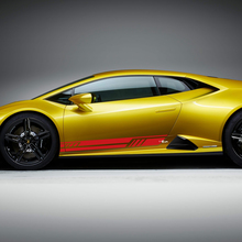 Adesivi in vinile per grafica strisce laterali per pannelli laterali per Lamborghini Huracan Evo
 3