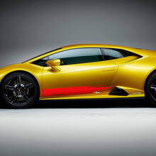 Kit Adesivi Vinile Strisce Laterali Usurate per Lamborghini Huracan Evo_3