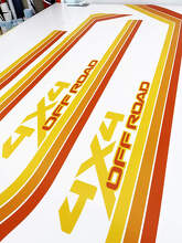 Kit grafici - Adesivo in vinile a strisce retrò vintage 4x4 Off-Road per GMC Suburban del 1991
_2