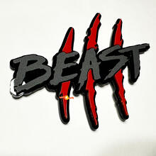 Emblema 3D Artiglio Bestia parafango graffi_6