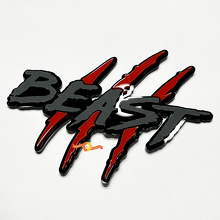 Graffi Bestia Artigli Fender Emblema 3D Badge
 7