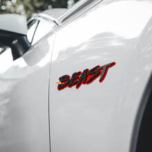 Emblema 3D del portellone del parafango Bestia
 5