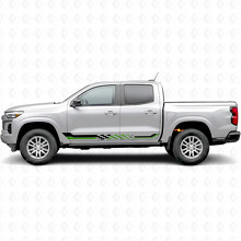 Strisce viniliche a scacchi per porte e pannelli sottoporta per Chevrolet Colorado 3ª Gen 2023-2026_4