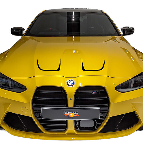 Adesivo in vinile per griglia di aerazione del cofano per BMW M4 M3 G80 G82 G83

