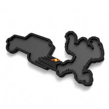 Emblema del parafango Jeep Yeti Sasquatch 3D
 4