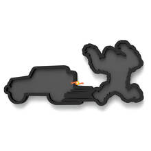 Emblema del parafango Jeep Yeti Sasquatch 3D
 5