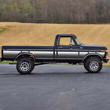 Adesivo in Vinile Grafica Laterale Vintage a Gradiente Retro per Musclecar truck Ranger Lariat_2