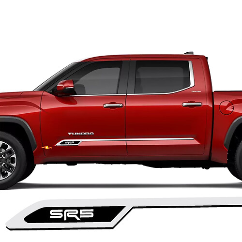 Adesivi in vinile per pannelli laterali adatti a Toyota Tundra 2025 e successivi
 1