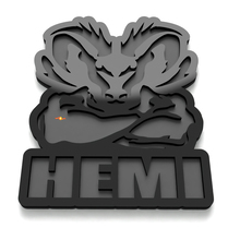 Emblema parafango 3D Hemi Ram Muscle
 4