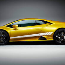 Adesivi Strisce Laterali Grafica in Vinile Racing 3 per Lamborghini Huracan Evo 2