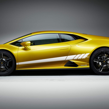 Adesivi in vinile per grafica a strisce laterali per Lamborghini Huracan Evo 3
 2