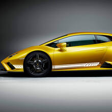 Strisce Laterali Grafiche Adesivo Vinile da Corsa 4 per Lamborghini Huracan Evo 2