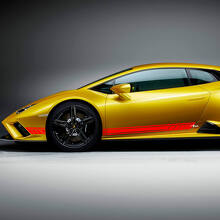 Strisce Laterali Grafiche Adesivo Vinile da Corsa 4 per Lamborghini Huracan Evo 3
