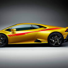 Strisce Laterali Grafiche Adesivo in Vinile da Corsa 2 per Lamborghini Huracan Evo 3