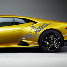 Grafica adesiva in vinile per parafango posteriore laterale per Lamborghini Huracan Evo
 2