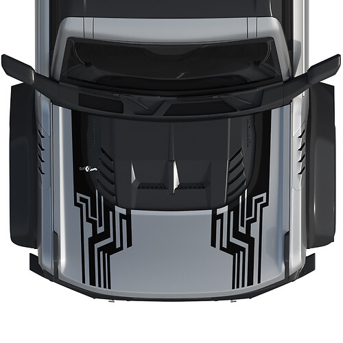 Adesivo grafico avvolgente per cofano Bronco Raptor per Ford Bronco 2