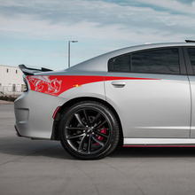 Adesivo in vinile ScatBat per fiancata posteriore per Dodge Charger
 3