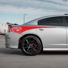 Fascia laterale posteriore in vinile adesivo per Dodge Charger Demon Scat Pack
 3