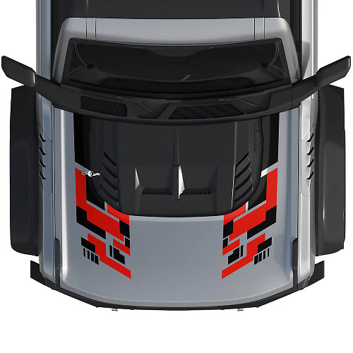 Adesivo grafico avvolgente per cofano Bronco Raptor per Ford Bronco
