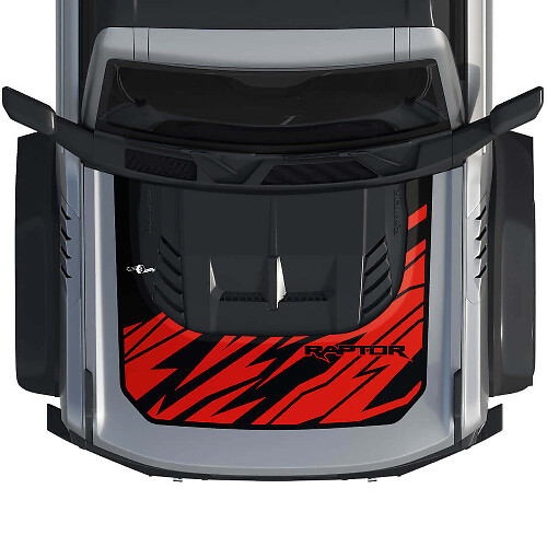 Hood Bronco Raptor Wrap Graphics Decal Sticker per Ford Bronco 2 colori 2
