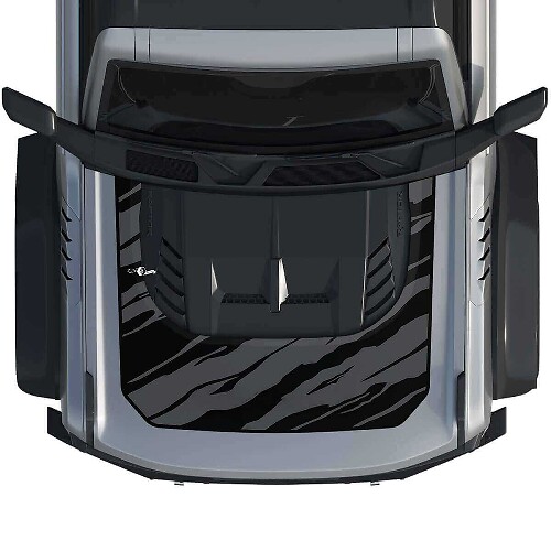 Adesivo decorativo per cofano 3 stile Musclecar horse power truck