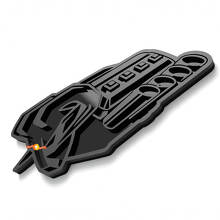 Emblema 3D Parafango Motore Hemi per Dodge Ram 1500 TRX_3