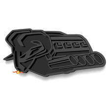 Emblema 3D Parafango Motore Hemi per Dodge Ram 1500 TRX_4