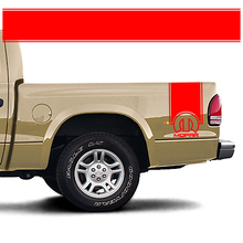 Adesivo decalcomania per copertura letto laterale posteriore Band Mopar adatto a Dodge Dakota
 2