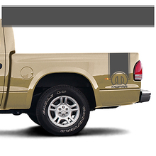 Adesivo decalcomania per copertura letto laterale posteriore Band Mopar adatto a Dodge Dakota
 3