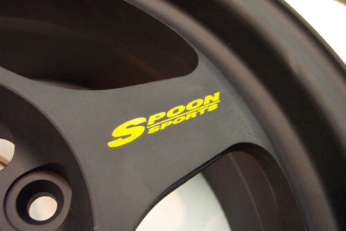 Set Adesivi in Vinile per Raggi Cerchio Stile Spoon Sports per Honda