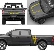 Kit Completo di Adesivi in Vinile con Lettering Personalizzato per Dodge Ram Power Wagon_6