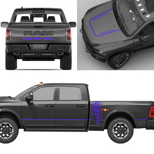 Kit Completo di Adesivi in Vinile con Lettering Personalizzato per Dodge Ram Power Wagon_7