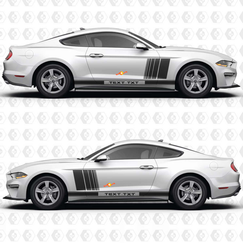 Adesivi a strisce per porte laterali GT Racing per Musclecar Musclecarmodel GT 2
