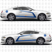 Kit di decalcomanie in vinile con numeri e strisce laterali Racing per Musclecar Musclecarmodel_2